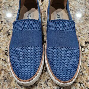 Ugg Blue Weave Women’s Slip On Shoes Size 8.5 Great condition
